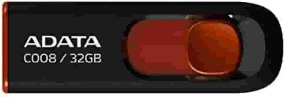 PEN DRIVE ADATA AC008 32GB PRETO/VERMELHO AC008-32G-RKD