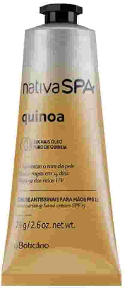 Nativa Spa Creme Antissinais Para Mãos Fps 15 Quinoa, 75 G