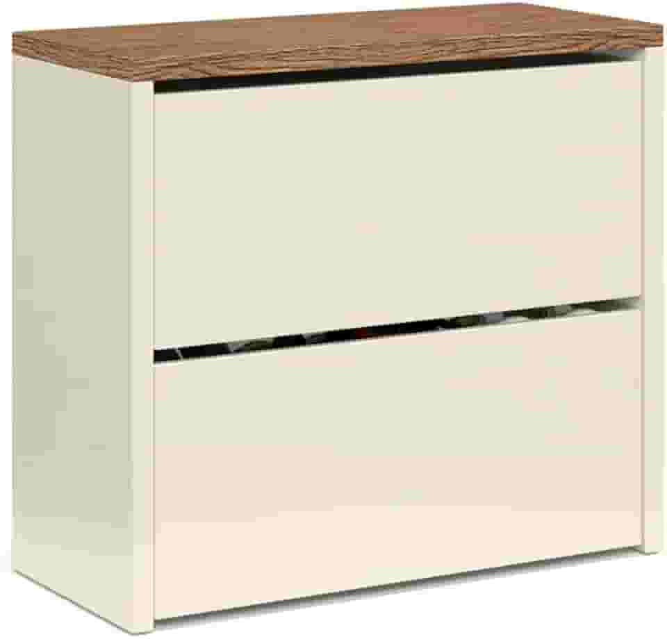 Sapateira Articulada Safira 2 Portas Basculante Mell (Off White/Freijo)