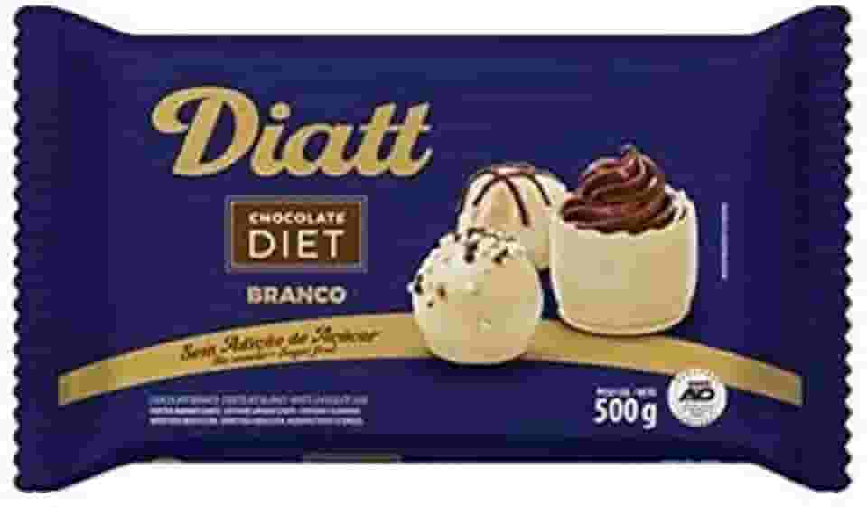 Chocolate Branco Diet Diatt 500g