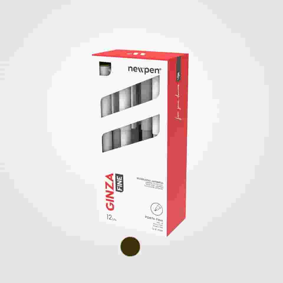 Ginza Fine.4, Chocolate Own, 12 Unidades, Newpen