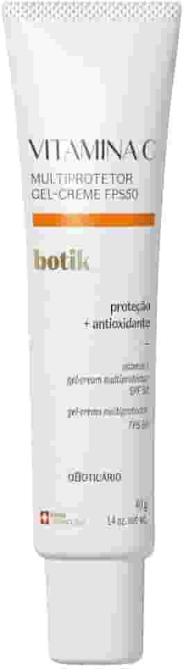 O BOTICARIO BOTIK VITAMINA C MULTIPROTETOR GEL CREME FPS 50 40g