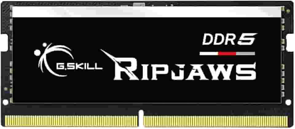 G.SKILL Ripjaws DDR5 SO-DIMM Series DDR5 RAM 16GB (1x16GB) 4800MT/s CL34-34-34-76 1,10V Unbuffered Non-ECC Notebook/Laptop Memory SO-DIMM (F5-4800S3434A16GA1-RS)