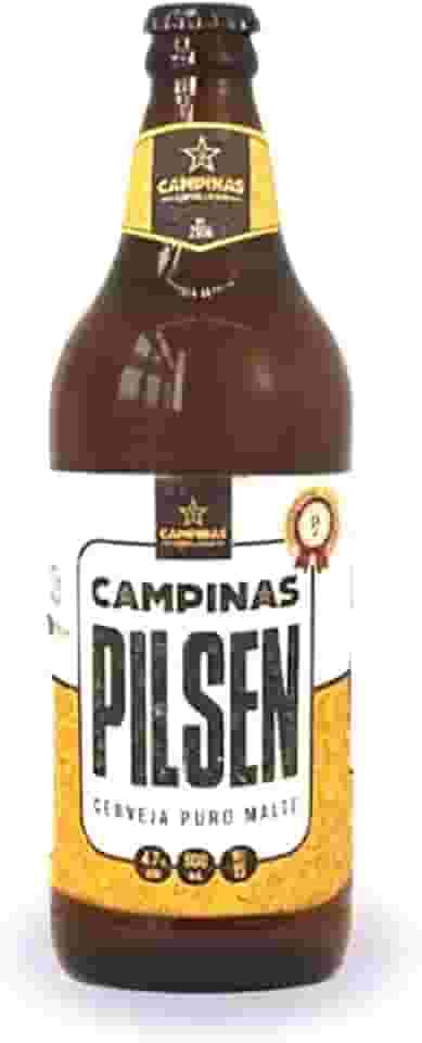 Cerveja Campinas Pilsen Puro Malte Cervejaria Campinas 600ml