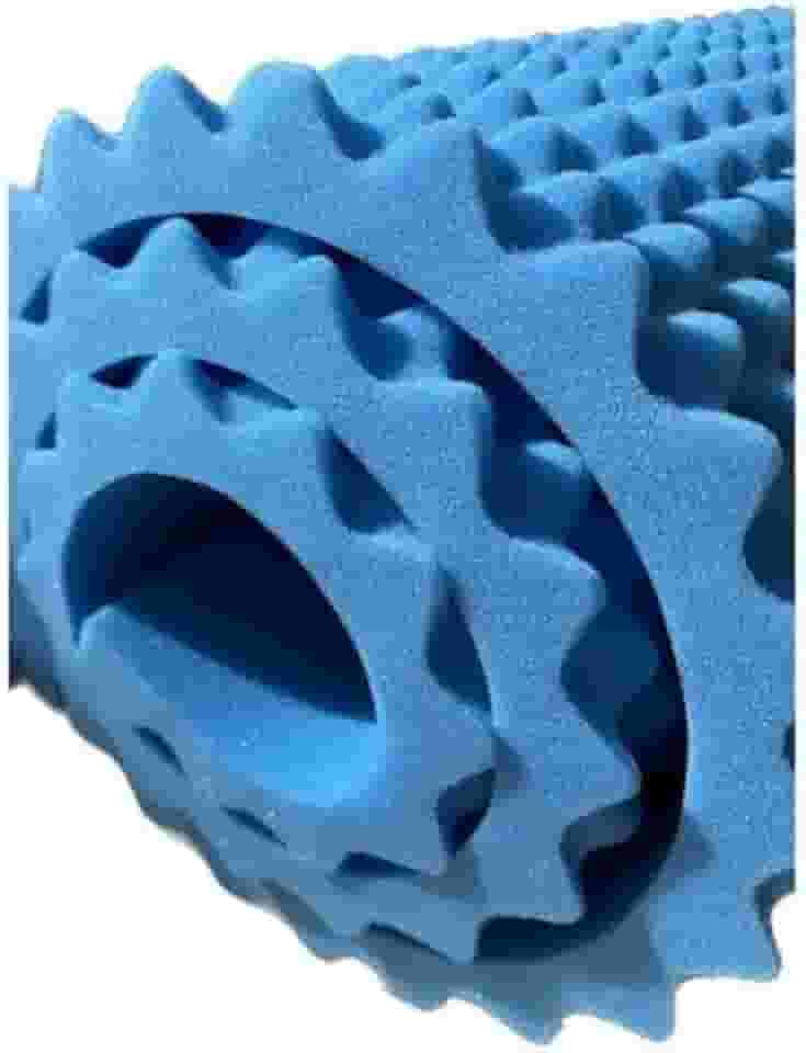 Colchão Casca De Ovo Anti-escaras Caixa De Ovo CASAL - AZUL