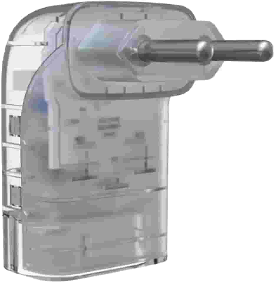 Protetor Contra Surtos Elétricos (DPS) CLAMPER 127/220V, 10 Amperes, 2 Pinos, para PC, PS5, Xbox, Smartphone, Monitor, Impressora, etc - iCLAMPER Pocket Fit 2P 10A Transparente LCF, Bivolt