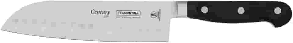 Faca Para Fatiar e Picar 7", Tramontina, Century 24020107, Preto