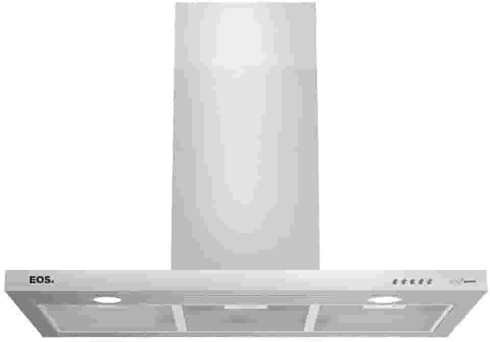 Coifa e Depurador de Parede Eos 90cm Cheff Gourmet Slim Tipo T Inox Eco91pti 110v
