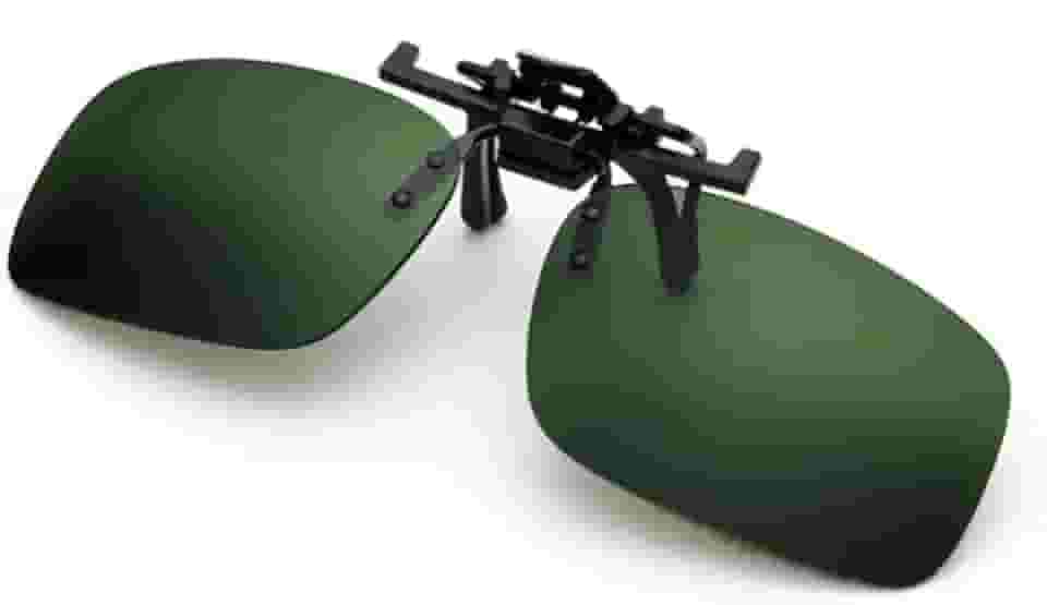 Clip On Para Oculos Lente Sobrepor Dirigir A Noite Bike Pesca Polarizado Proteção Uv400