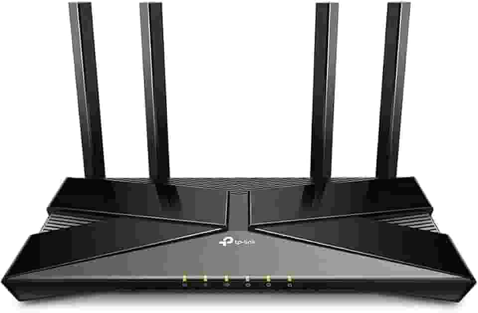 TP-Link Archer AX10 Next-Gen WiFi 6 Gigabit Dual Band Wireless Roteador, Velocidade WiFi até 1201Mbps/5GHz+300Mbps/2.4GHz, 4 Gigabit LAN Ports, Ideal para jogos Xbox/PS4/Steam & 4K/8K