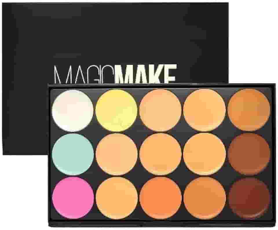 Paleta De Base Corretivo 15 Cores Maquiagem Profissional