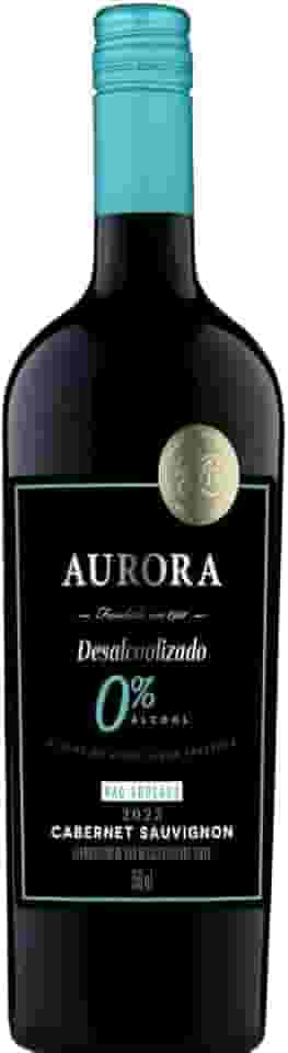 Vinho Não Adoçado Desalcoolizado, Sem Álcool, Cabernet Sauvignon 750ml - Aurora