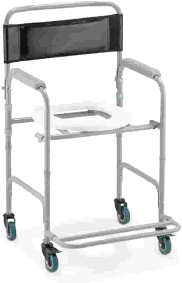 Cadeira de Banho Reforçada e Higiênica com Encosto – Para Idosos, Adultos e Obesos até 130kg | Modelo D30