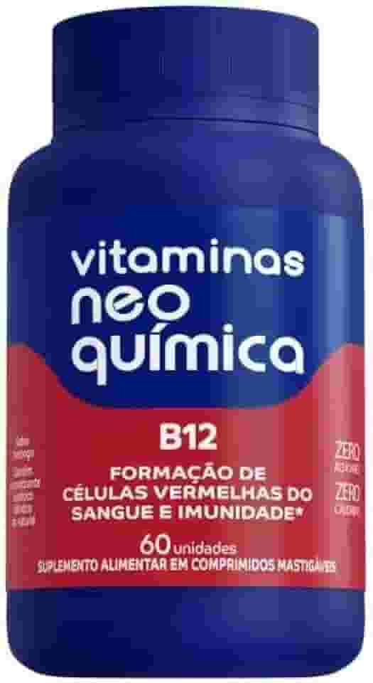 Vitamina B12 60 Comprimidos Mastigáveis - Neo Quimica