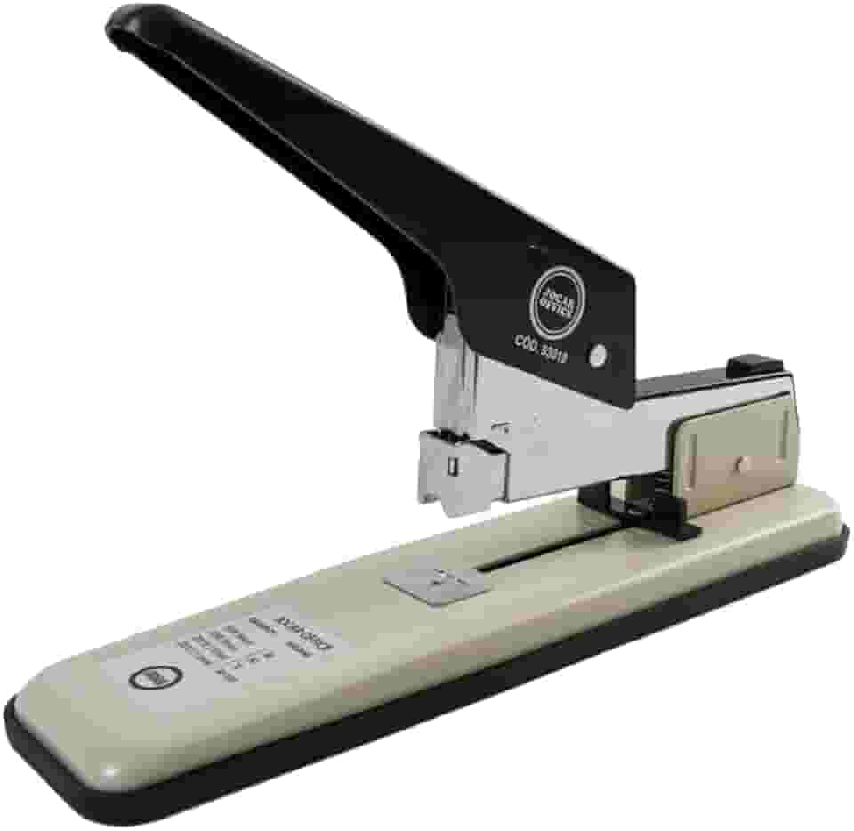 Grampeador Metal Master para 100 Folhas, Leonora, Preto, Pacote de 1