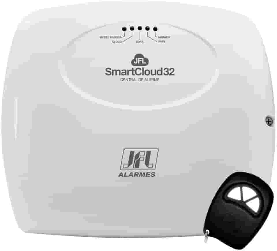 Alarme Smart Cloud 32 Jfl Com Módulo Integrado Wi-fi E Cabo