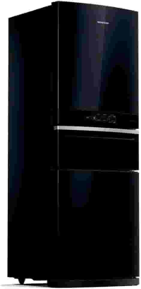 Geladeira Brastemp Inverse 3 Frost Free 419 litros cor Preta com Freeze Control Pro BRY59CE 110V