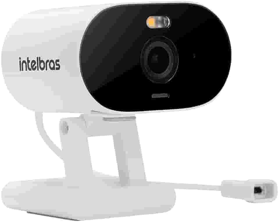 Câmera Externa Inteligente Full HD Wi-fi Full Color iME 500 Branco Intelbras