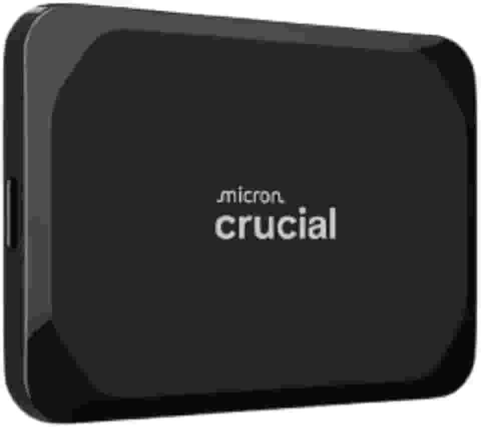 Crucial SSD portátil X9 de 1 TB, até 1050 MB/s, USB 3.2 USB-C, unidade de estado sólido externa, compatível com Windows, Mac e Android, armazenamento confiável para jogos, arquivos e backups, preto