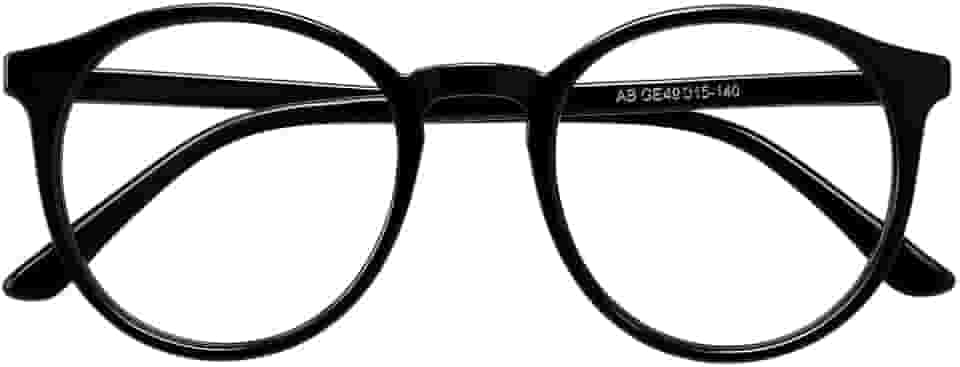 Armação Óculos Sem Grau Masculino Redondo Retrô Geek