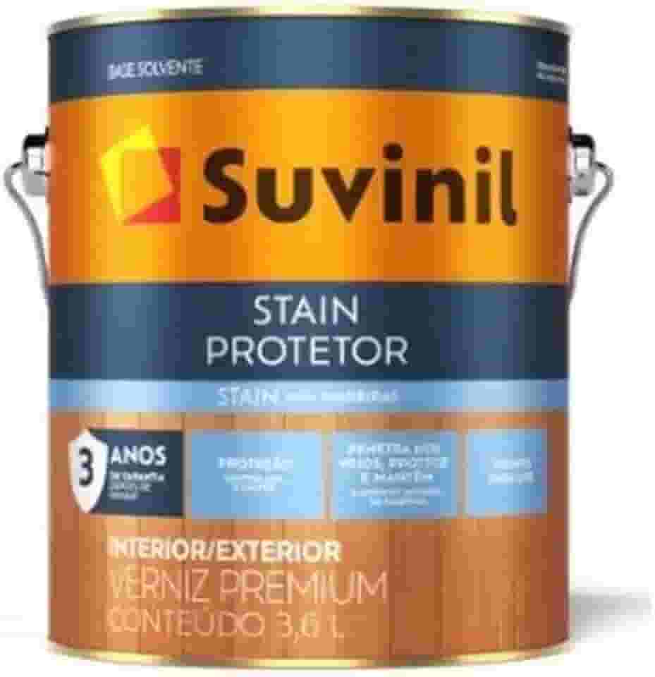 Verniz Stain Protetor Impregnante Acetinado Suvinil 3,6L Mogno