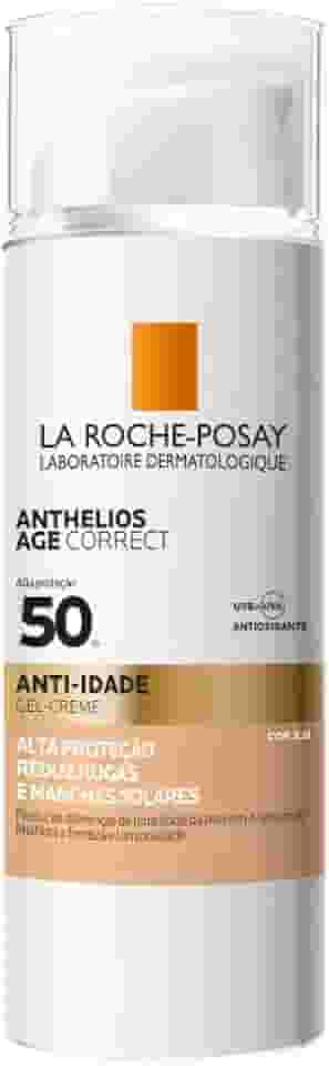 La Roche Posay, Anthelios Age Correct, Protetor Solar facial, Fps 50, Cor 2.0