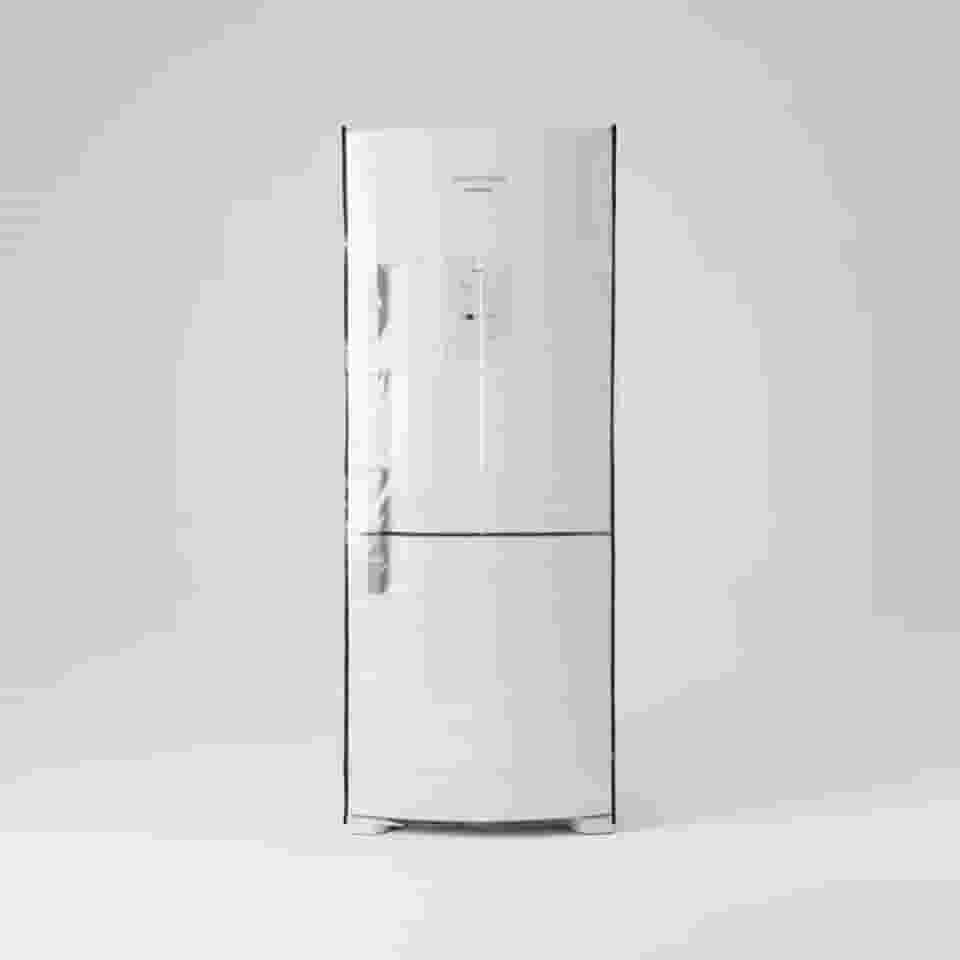 Capa Para Geladeira Transparente PVC Cristal 1,84x70x67cm – Plástico Grosso Impermeável, Proteção Contra Poeira e Umidade – Qualidade e Elegância