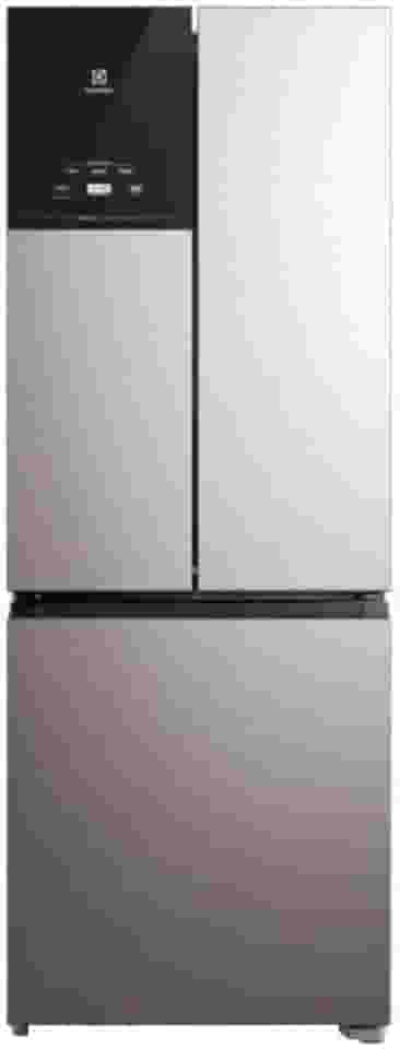 Geladeira Electrolux Frost Free Inverter 480L Efficient AutoSense 3 Portas Inox Look (IM7S) 220V