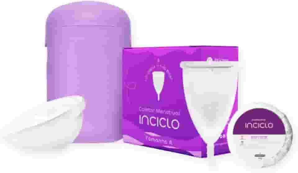 Inciclo - Kit Coletor Menstrual + Disco Menstrual+ Cápsula Esterilizadora + Sabonete Íntimo em Barra Inciclo -