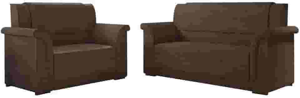 Sofá 2 E 3 Lugares Itália Marrom Suede