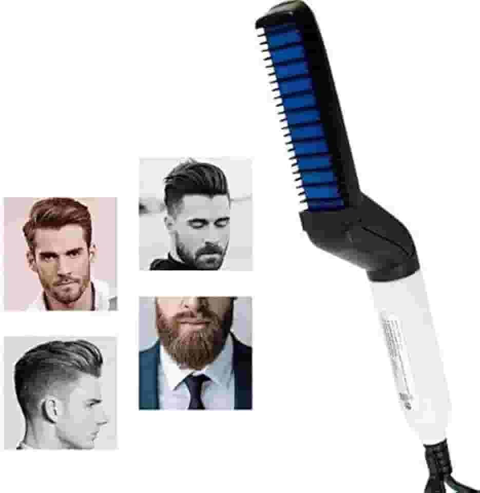 Modelador de Barba Pente Alisador Chapinha para Barba