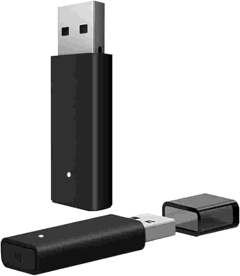 Adaptador Sem Fio para Controles de Console - Compatível com Xbox One/Series X|S e PC Windows 11/10/8/7, Conexão Estável para 8 Dispositivos Simultâneos (Chip Original)