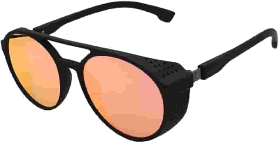 Óculos de Sol Redondo Steampunk Retrô Vintage Premium Proteção UV400 em Acetato Italiano Estilo Clássico Moderno Unissex Masculino Feminino - Modelo Floripa - Cacife Brand