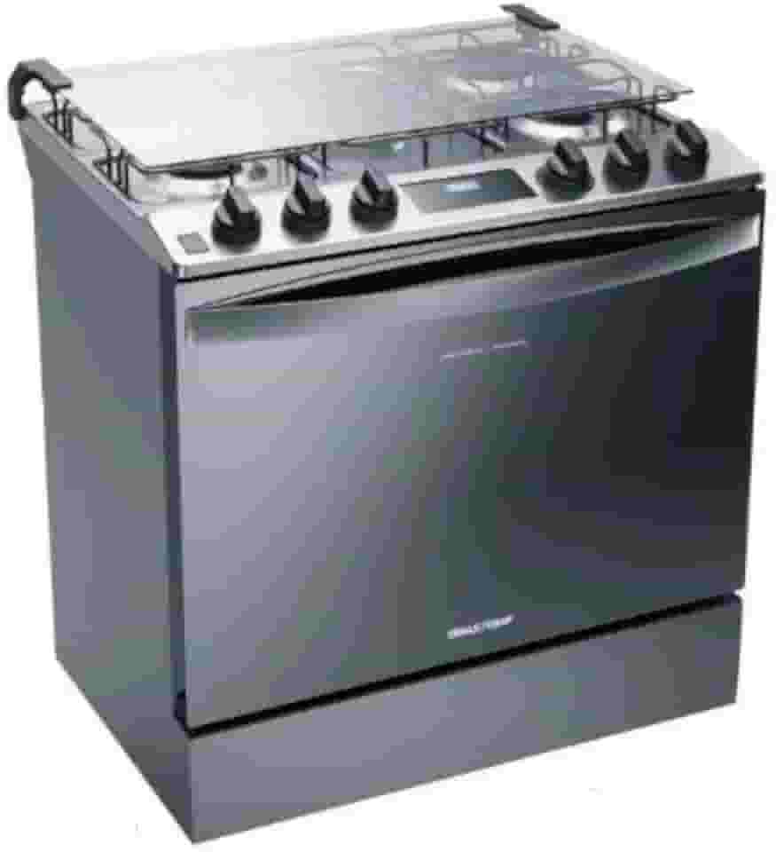 Fogão 5 Bocas de Embutir Brastemp Bys5pcr Cor Inox Bivolt