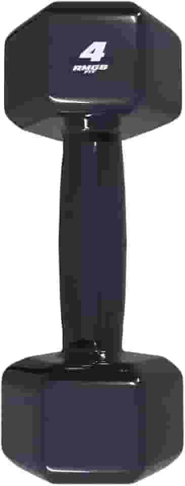 HALTER 4KG EMBORRACHADO SEXTAVADO PRETO