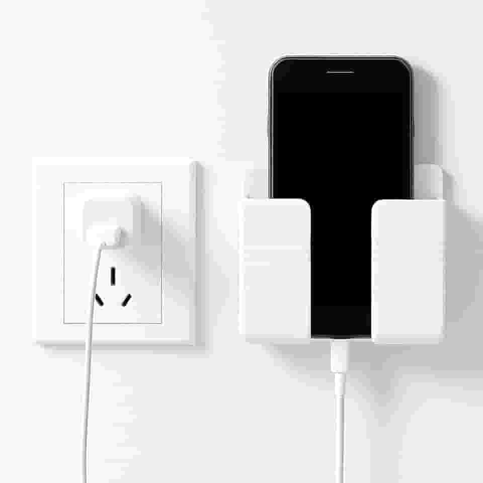 Suporte de Parede para Celular e Controle Remoto – Adesivo Forte, Instalação Sem Furo, Multiuso e Prático