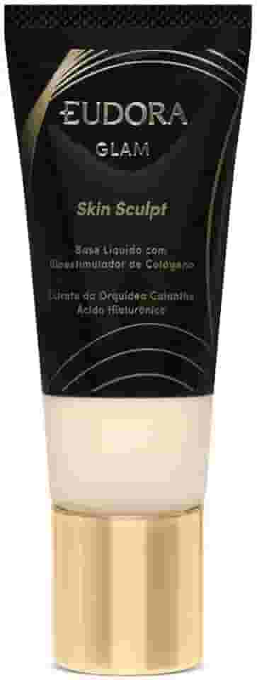 Eudora Glam Skin Sculpt Base Líquida Semi Matte Cor 00 30ml