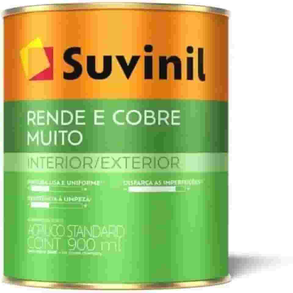 Tinta Suvinil para parede acrilico rende e cobre muito 0,9L - Branco - 50322194