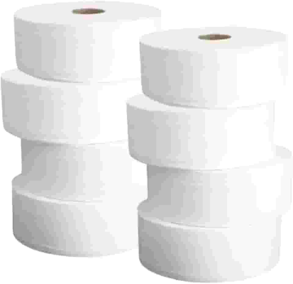 Papel Higienico Rolão Institucional 100% Celulose Com 16 Rolos Branco Macio Produzido Com 100% Fibras Vetgetais