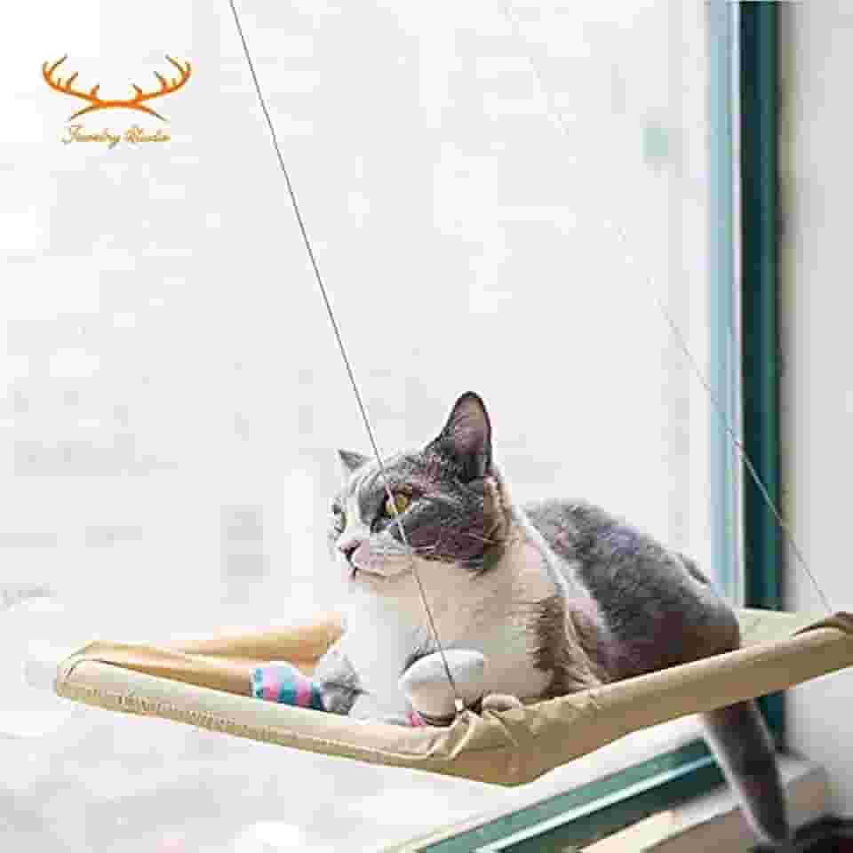 Caminha Sunny Seat Para Gatos De Janela com ventosas 1 espaço descanso com vista para rua