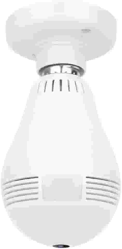 Lâmpada Camera Espiã IP Led Wifi Hd Lâmpada Câmera Segurança Panorâmica 360° - YODHE