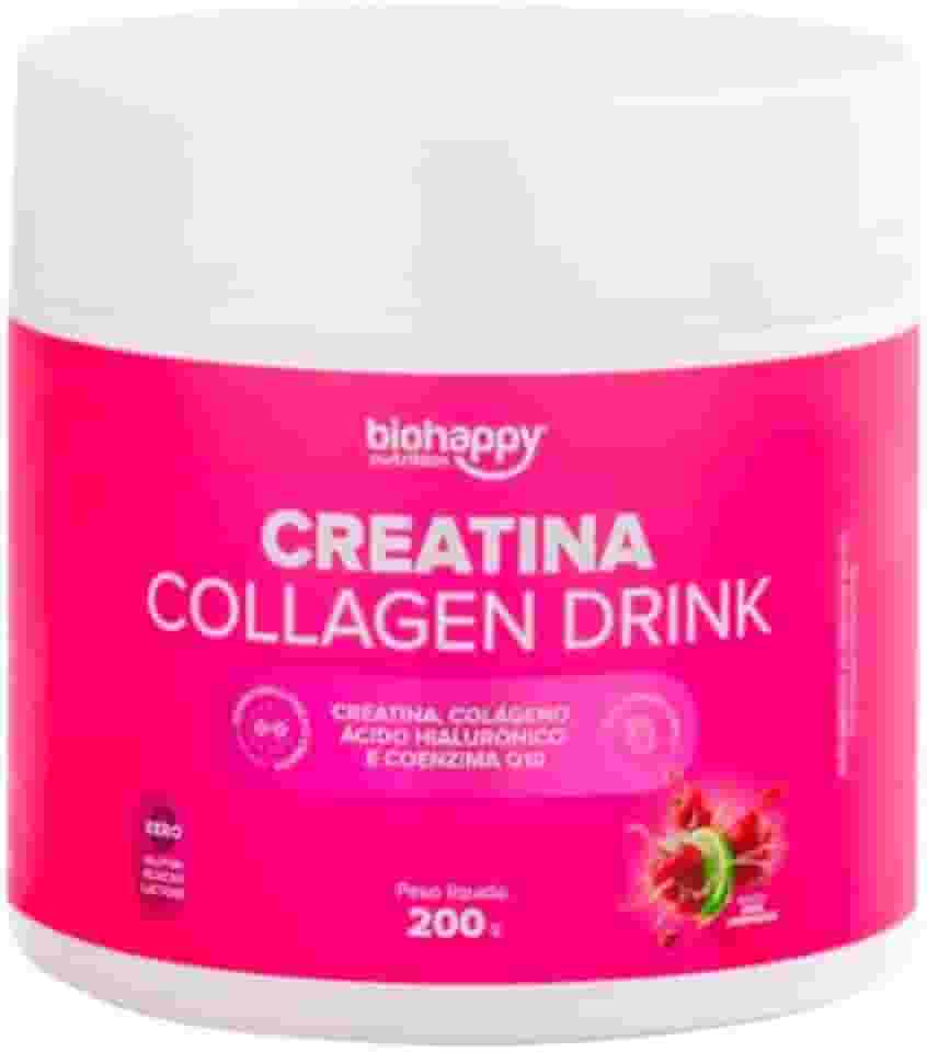 Creatina 6 em 1 - Colágeno Verisol®, Ácido Hialurônico, CoenzimaQ10, Creatina, Biotina e Vitamina C - para mulheres: crescimento de glúteos, crescimento muscular, energia, cabelo, pele, unhas e auxílio cognitivo
