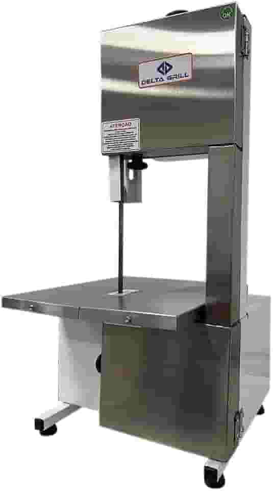 Serra Fita 1,46 mts 1/3cv Branca Semi Inox Delta Grill Voltagem Bivolt
