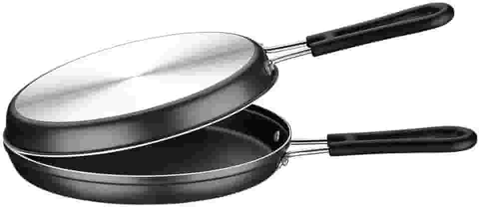 Omeleteira De Alumínio Com Revestimento Interno De Antiaderente Ø24cm Tramontina Versalhes Grafite 24cm