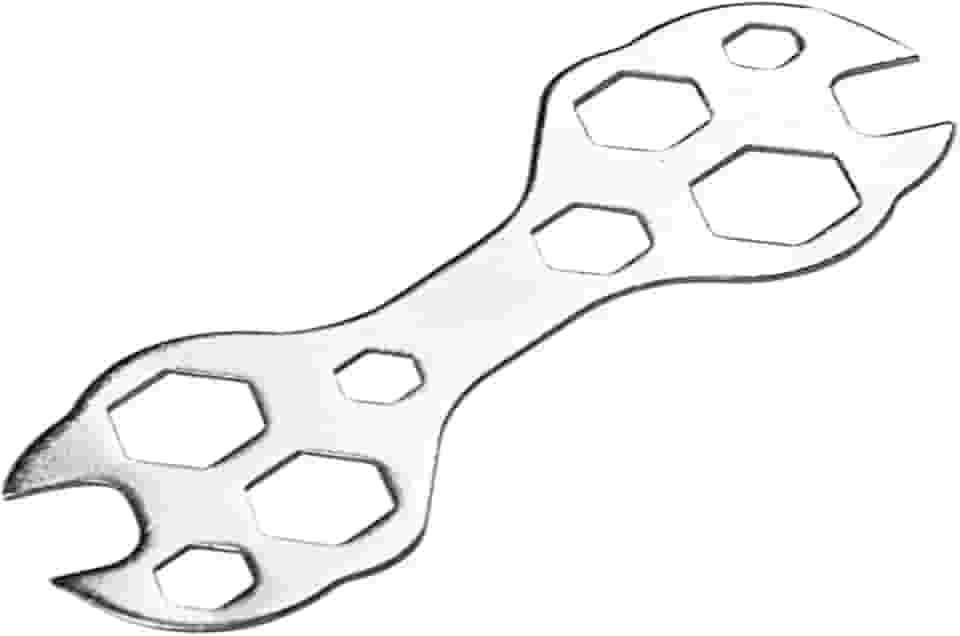 Western B-30 Chave para Bicicleta com 10 Bocas, Prata