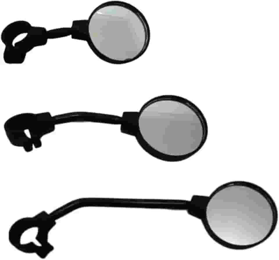 Espelho Retrovisor Bicicleta Bike Redondo Preto Speed Mtb (P)