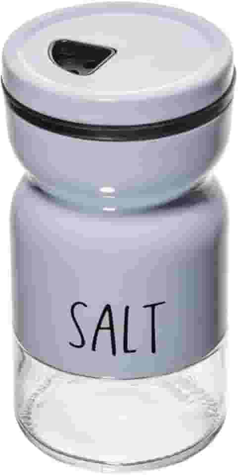 LYOR - Saleiro de Vidro com Tampa de Metal Branco 120ml