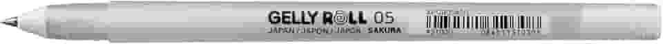 CANETA GEL GELLY ROLL - FINO 0.5MM - BRANCO - USO PROFISSIONAL