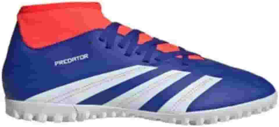 Chuteira Adidas Predator Club Sock TF Society (Azul/Vermelho, BR, Adulto, Numérico, 41)