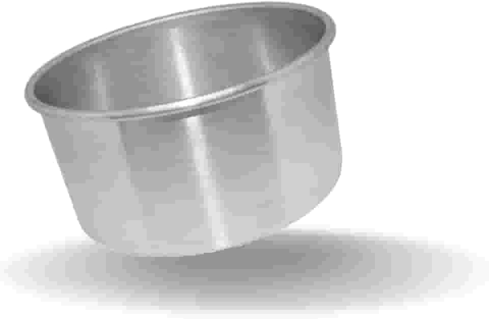 FORMA REDONDA PARA BOLO ALTA 20X10 ALUMÍNIO FUNDO FIXO